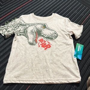 Dinosaur Graphic Kids T-Shirt - Cream